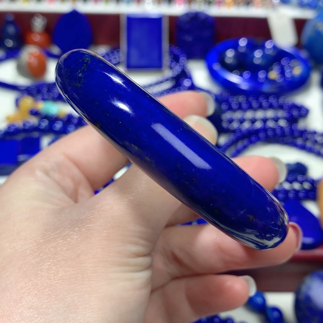 青金石未镶嵌55.5手镯