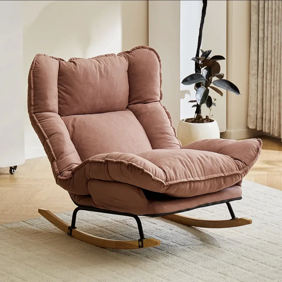 【权总设计】现代简约云朵三折叠摇椅休闲椅