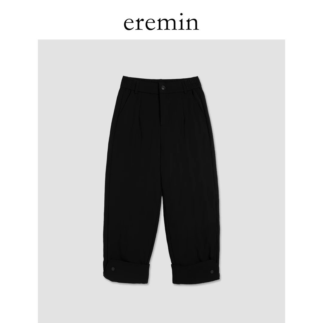 羽绒裤/保暖御寒白鸭绒加厚直筒九分休闲裤56075