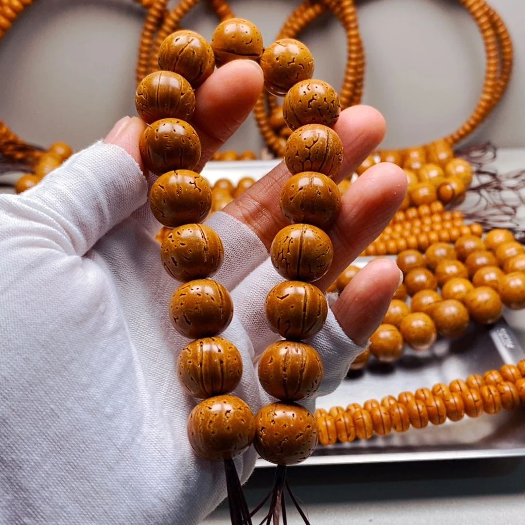 桃核手串15加乘14加极限圆微瑕疵15.8