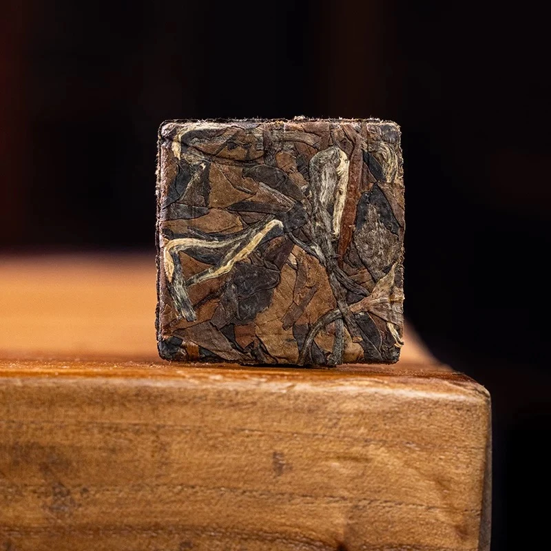 【尾货福利价】福鼎白茶2017年寿眉老白茶饼干裸茶·迷你小方片