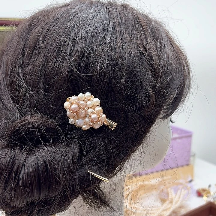 淡水珍珠甜美银S925镶嵌