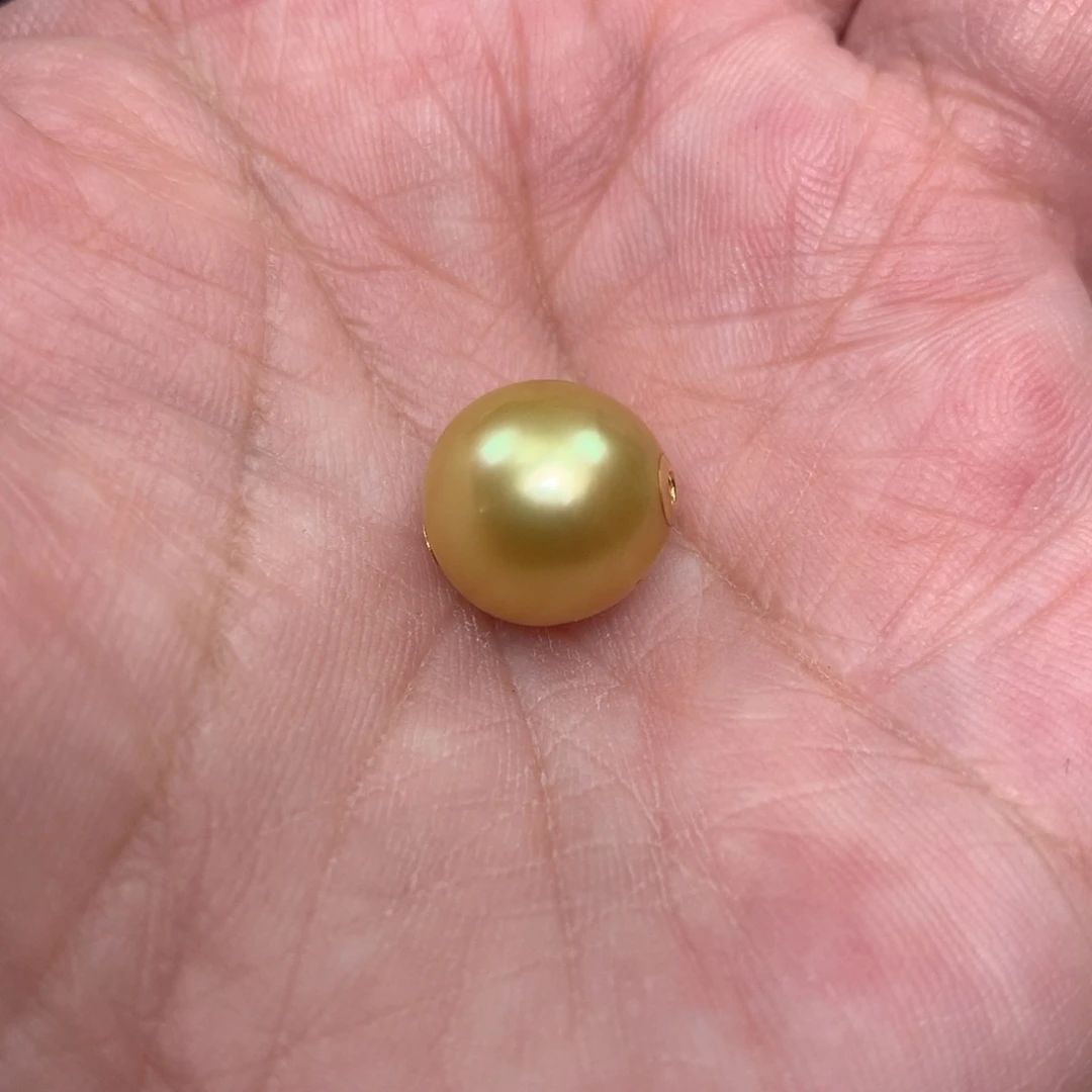 海水珍珠18K金镶嵌颈饰