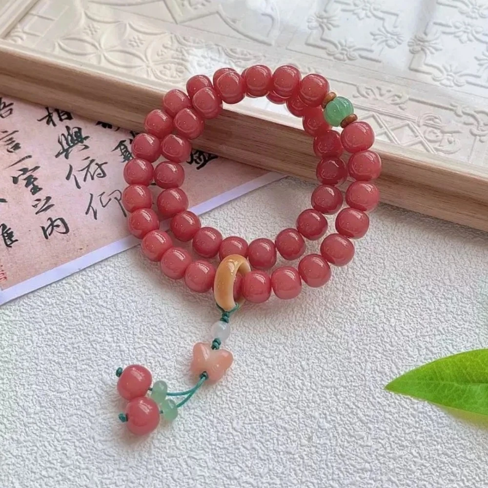 粉玉菩提双圈-无礼盒-32385