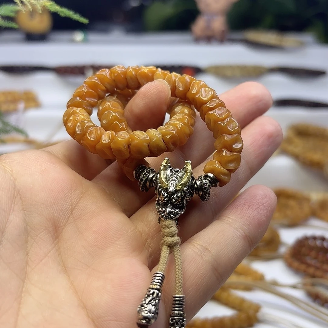 龙眼菩提手串螺***屋龙脊菩提雕刻龙骨大肠