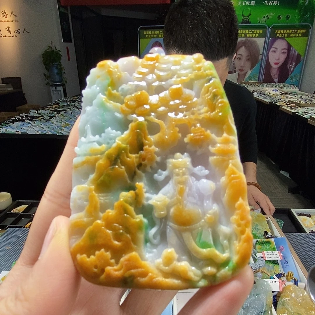 颈饰未镶嵌翡翠翡翠