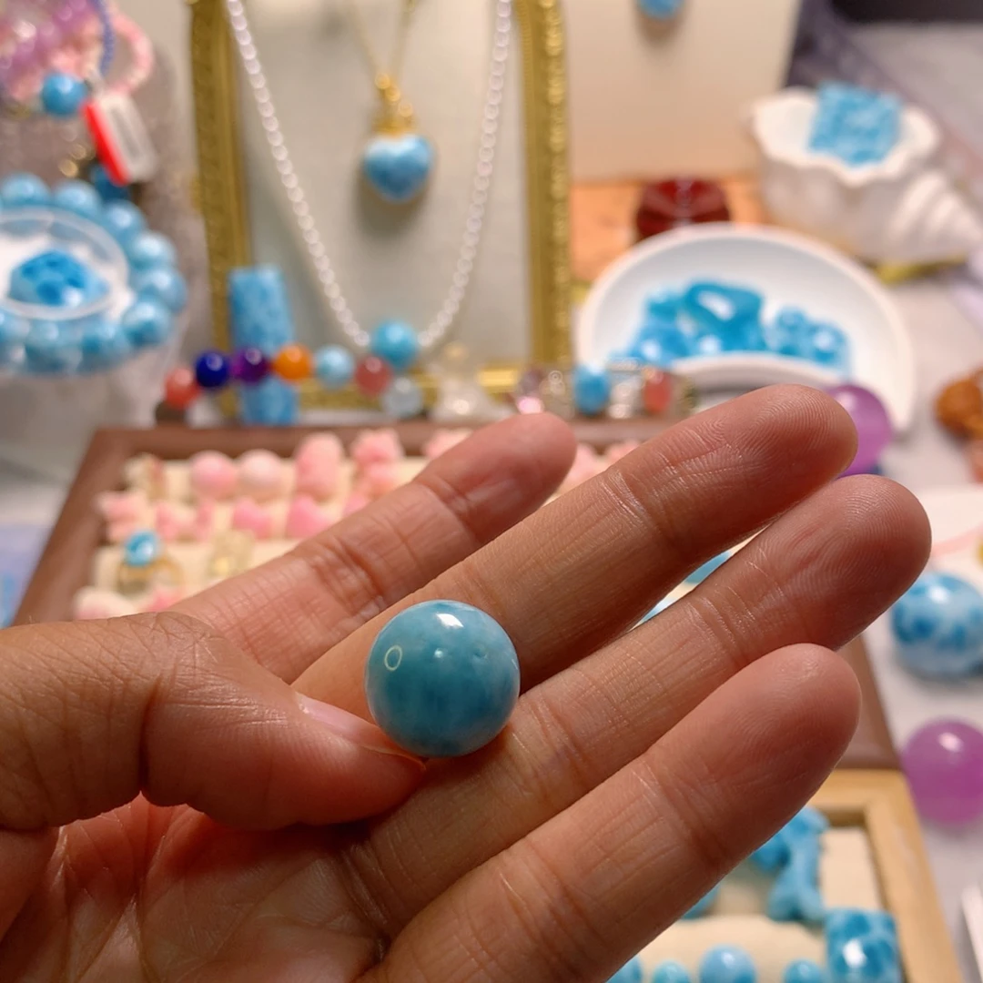 怀***怀针钠钙石（海纹石）未镶嵌珠宝奇石