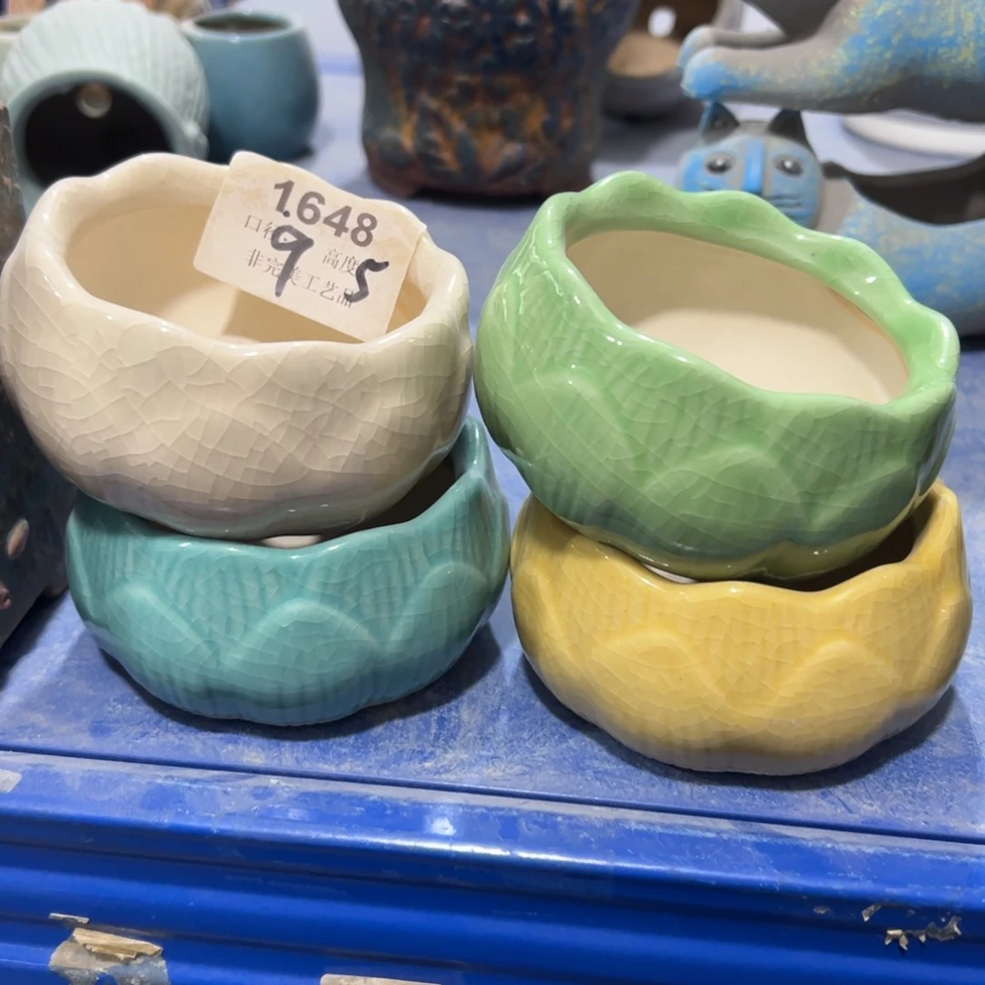 陶瓷多肉小花盆@@1648