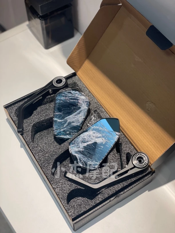 祖国版巴风特电动车摩托车后视镜九号小牛劲战通用型反光改装镜