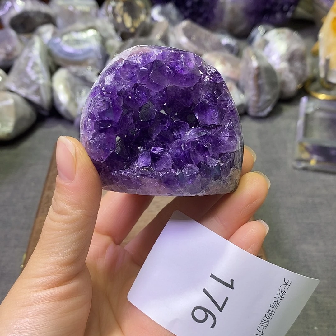 珠宝半成品紫晶未镶嵌
