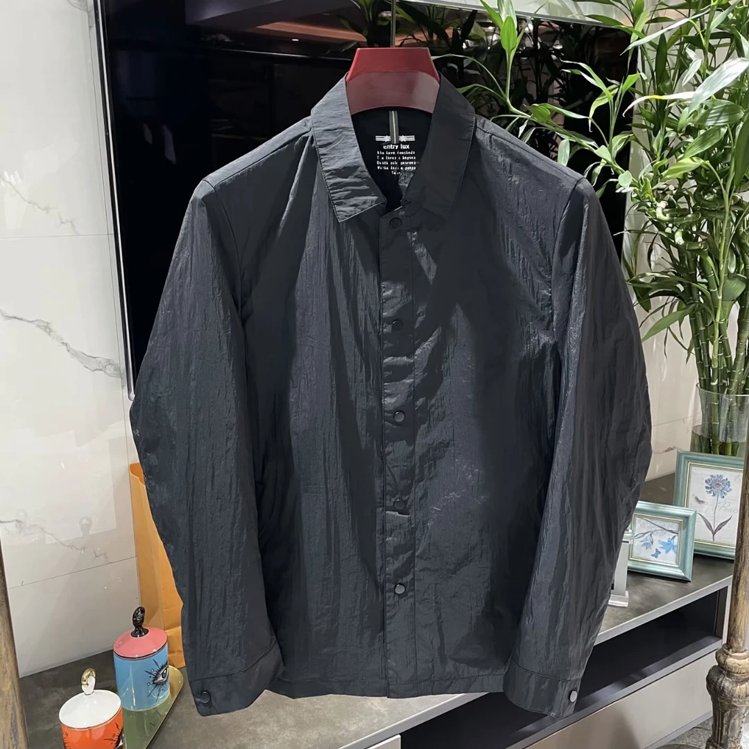 【孟璐高端·轻奢男装】MX｜MENGLU2025｜高端欧货翻领外套