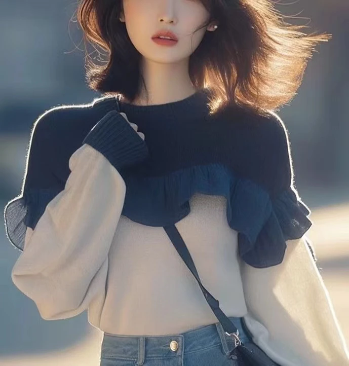 【401-450】秋冬毛衣开衫套头学院风