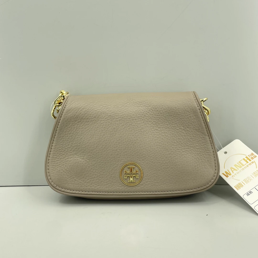 95新 TORY BURCH/汤丽柏琦 灰色迷你斜挎包20*12*2E032310