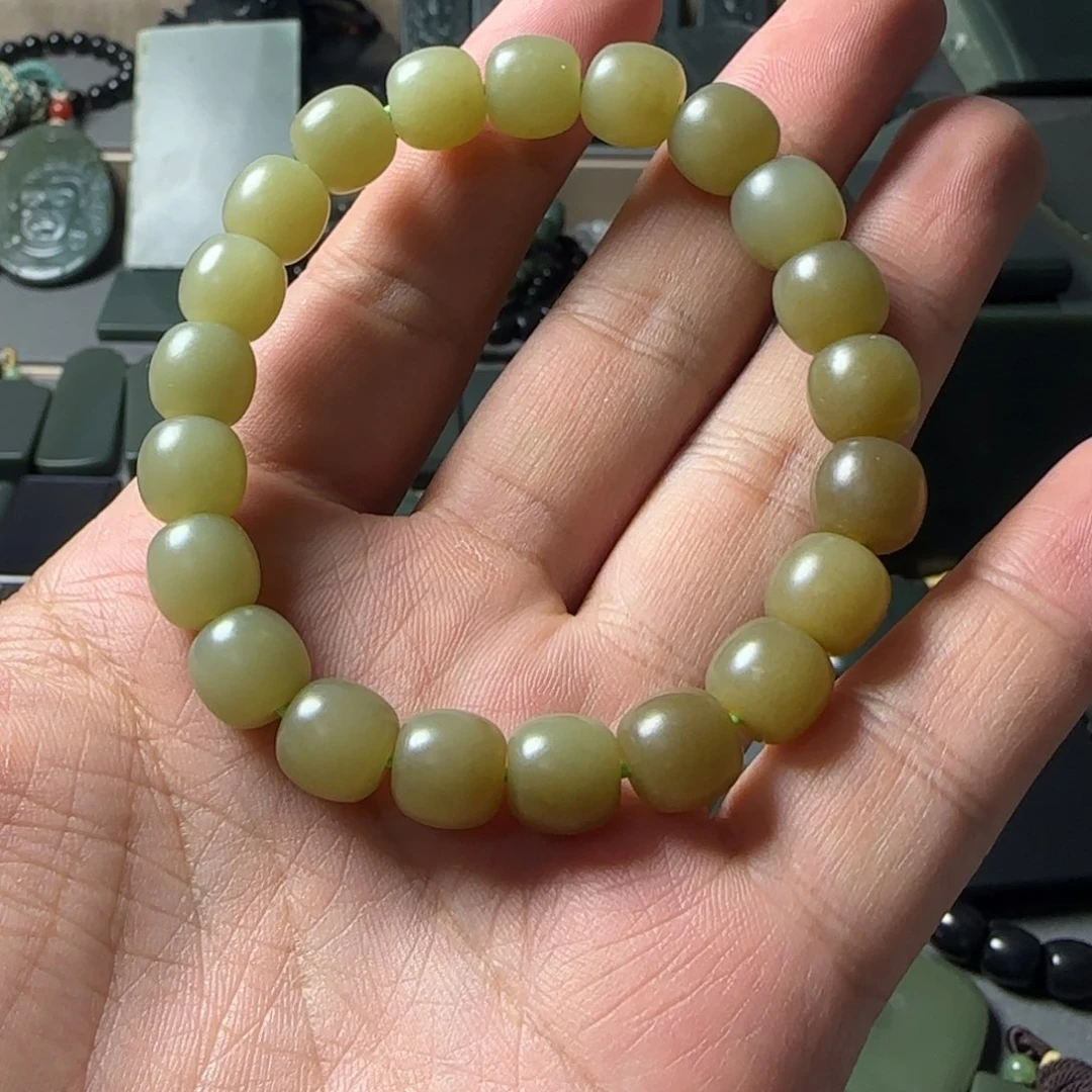 未镶嵌手串和田玉(糖玉)