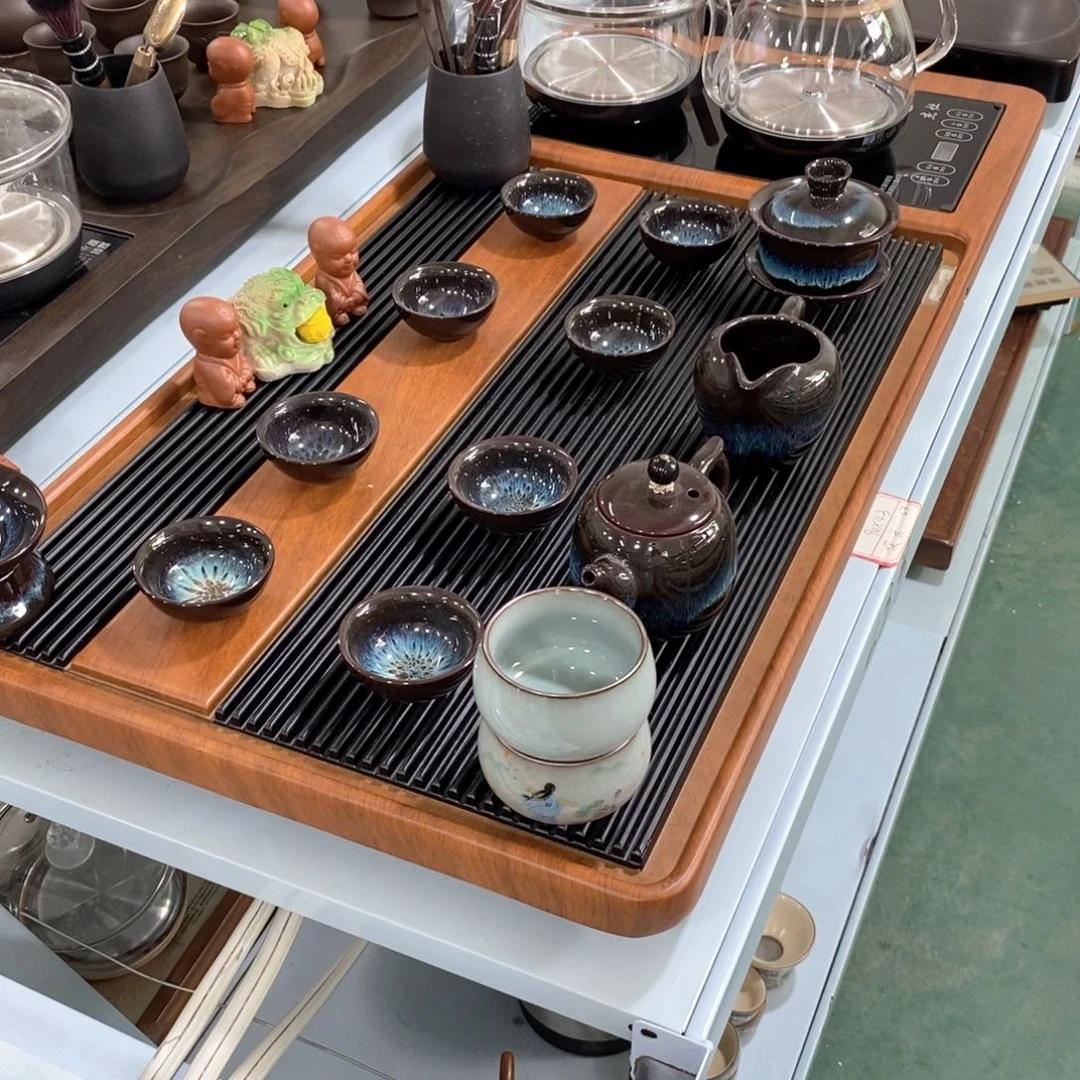实木茶盘茶具套装