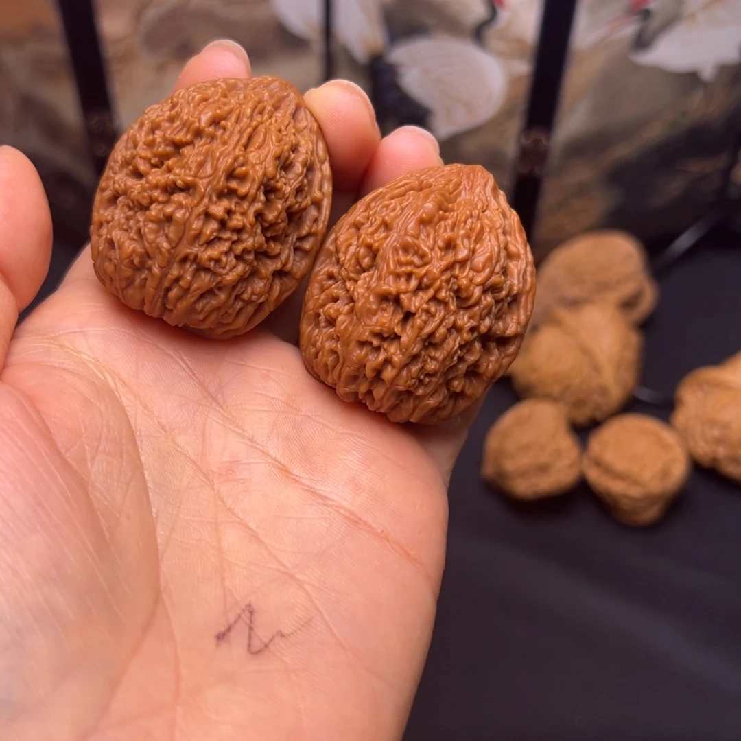 文玩核桃吊坠35蒜头