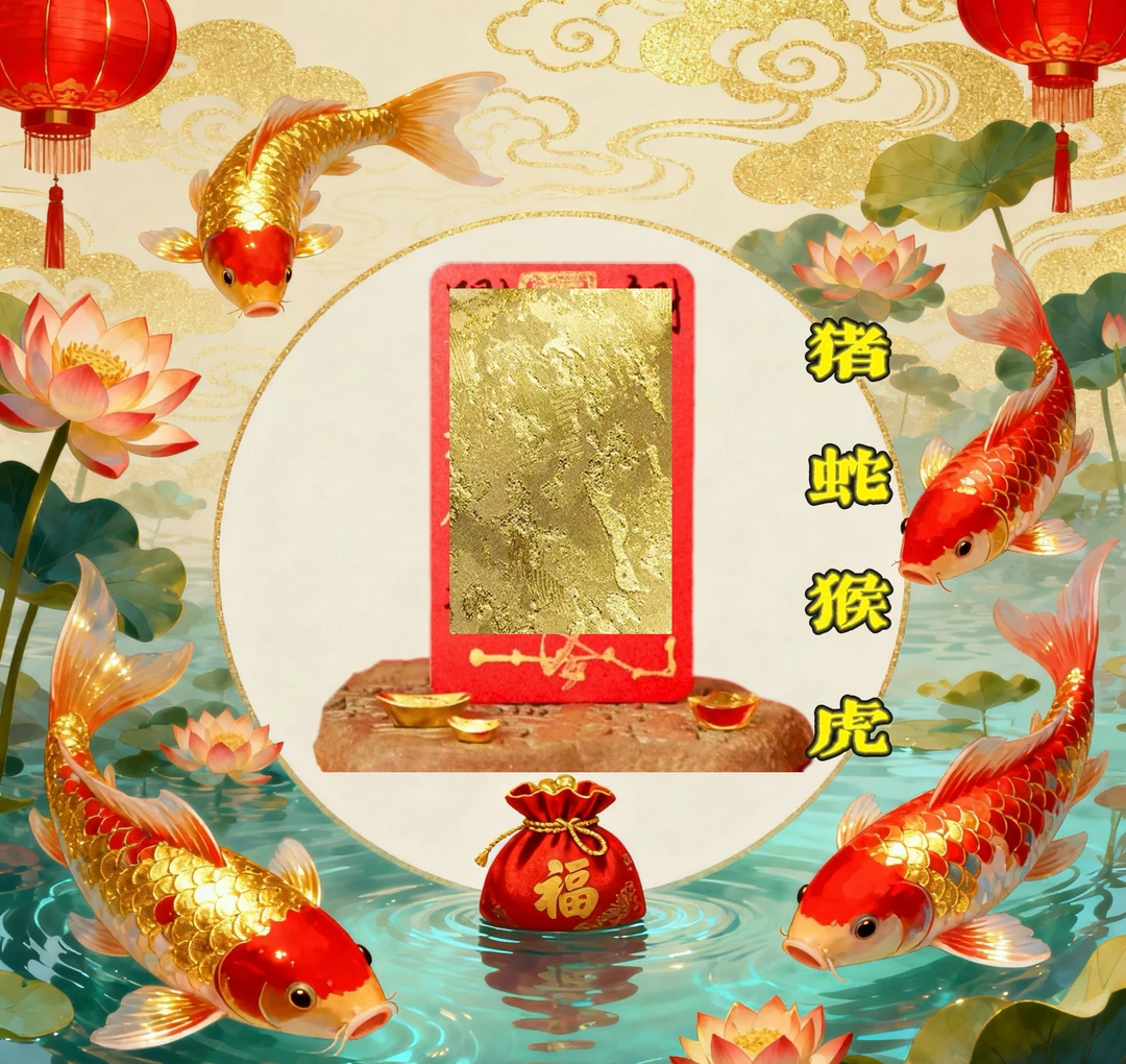 1号 泰穗 手绘卡 生肖挂饰腰包