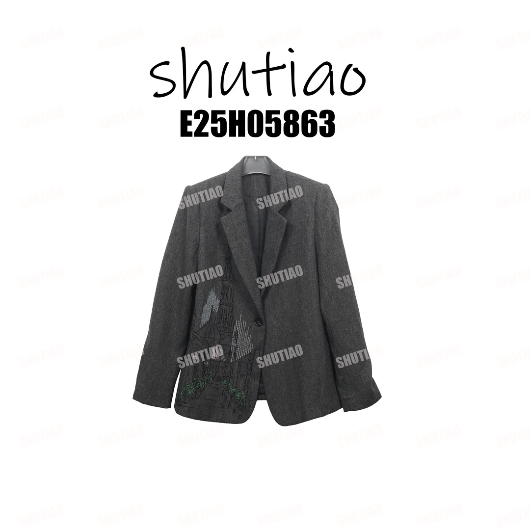 【SHUTIAO】2025秋冬：新款小众设计款外套E25H05863