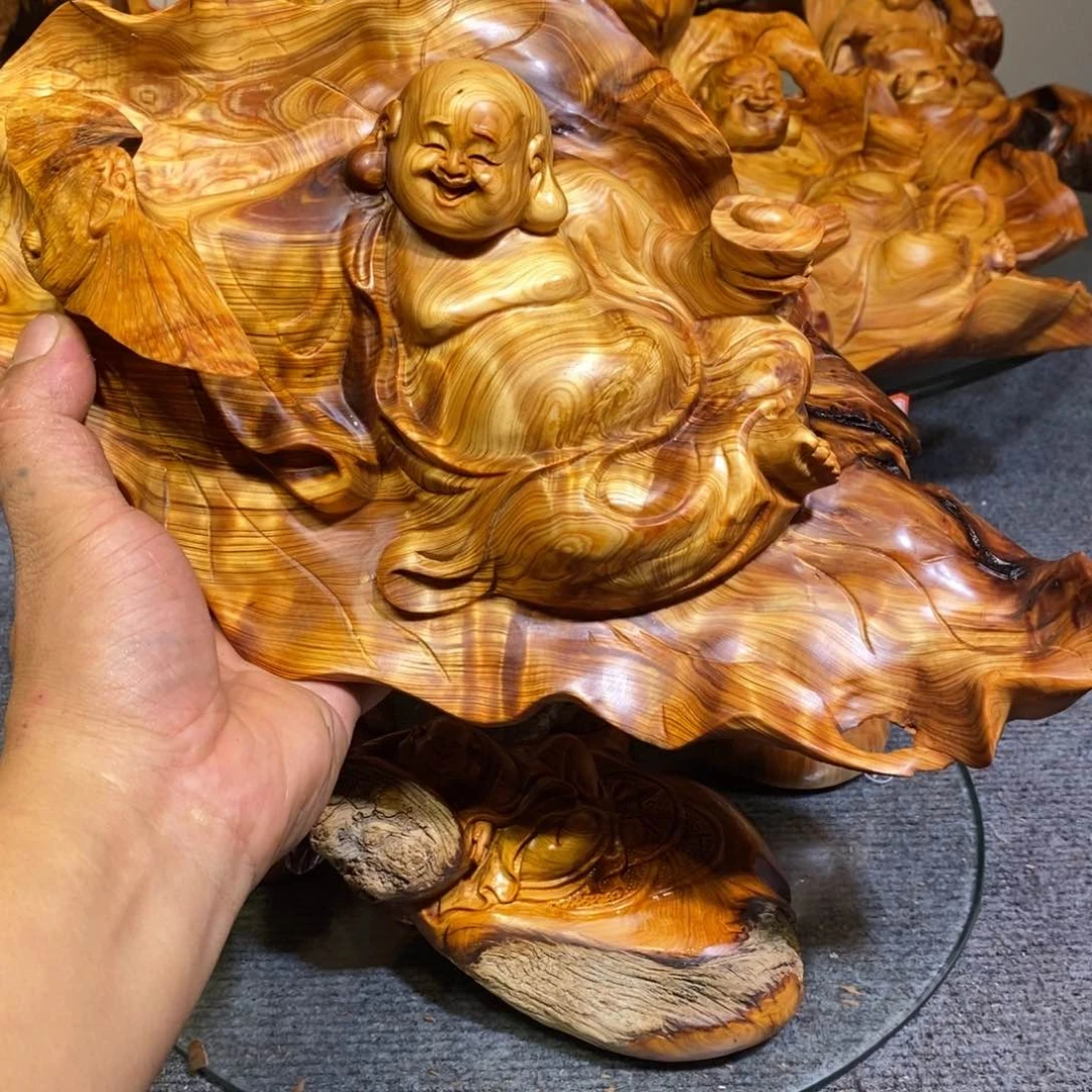 柏木（崖柏）张***梓木雕工艺品摆件手把件手串