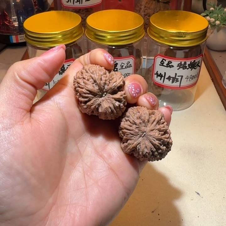 烤***面文玩核桃吊坠35全品原装大蒜头