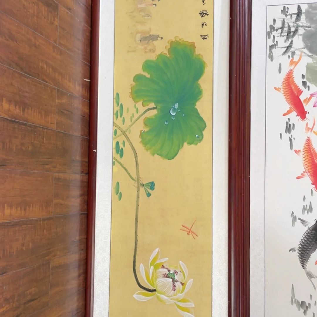 国画带框尺寸48*163厘米