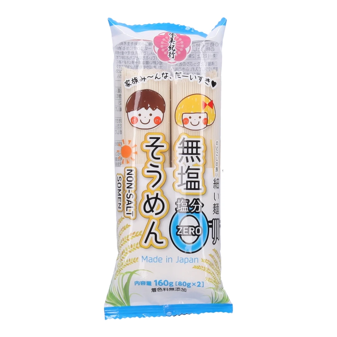 味美纪行无盐细素面160g