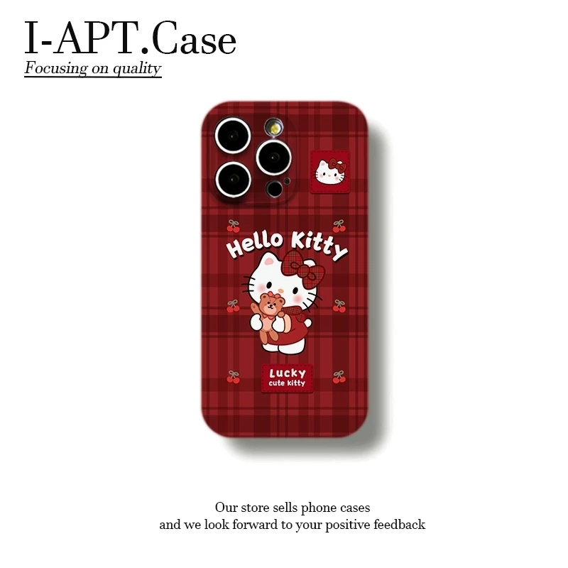 红布格KT抱熊菲林软壳适用iPhone苹果16手机壳华为oppo小米vivo新