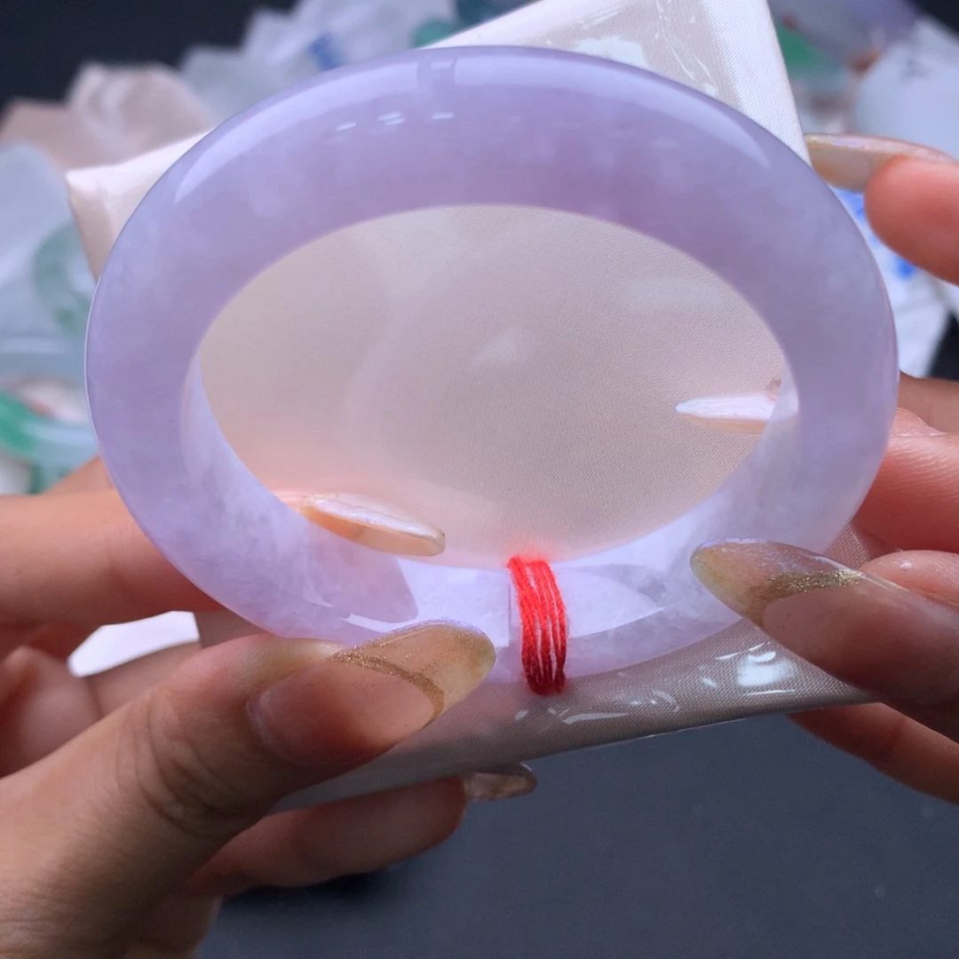 翡翠未镶嵌手镯6号