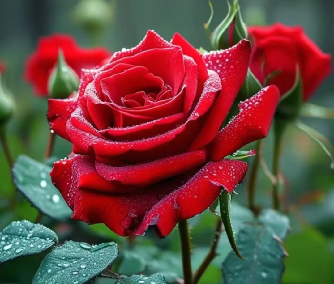 《朱颜》月季 1加仑盆  丰花勤花 四季开花