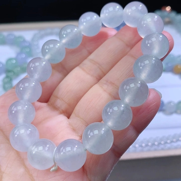 翡翠手链未镶嵌翡翠卡11.9