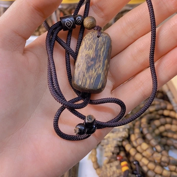 沉香摆件奇楠沉香无事牌多样性发货