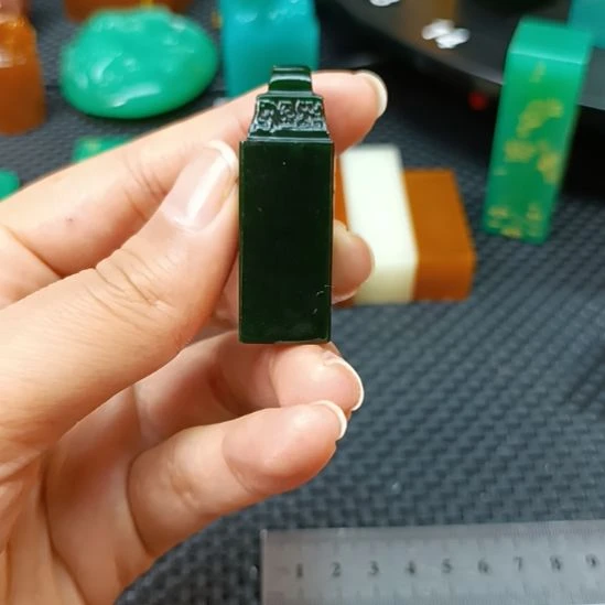 印石寿山石西安绿