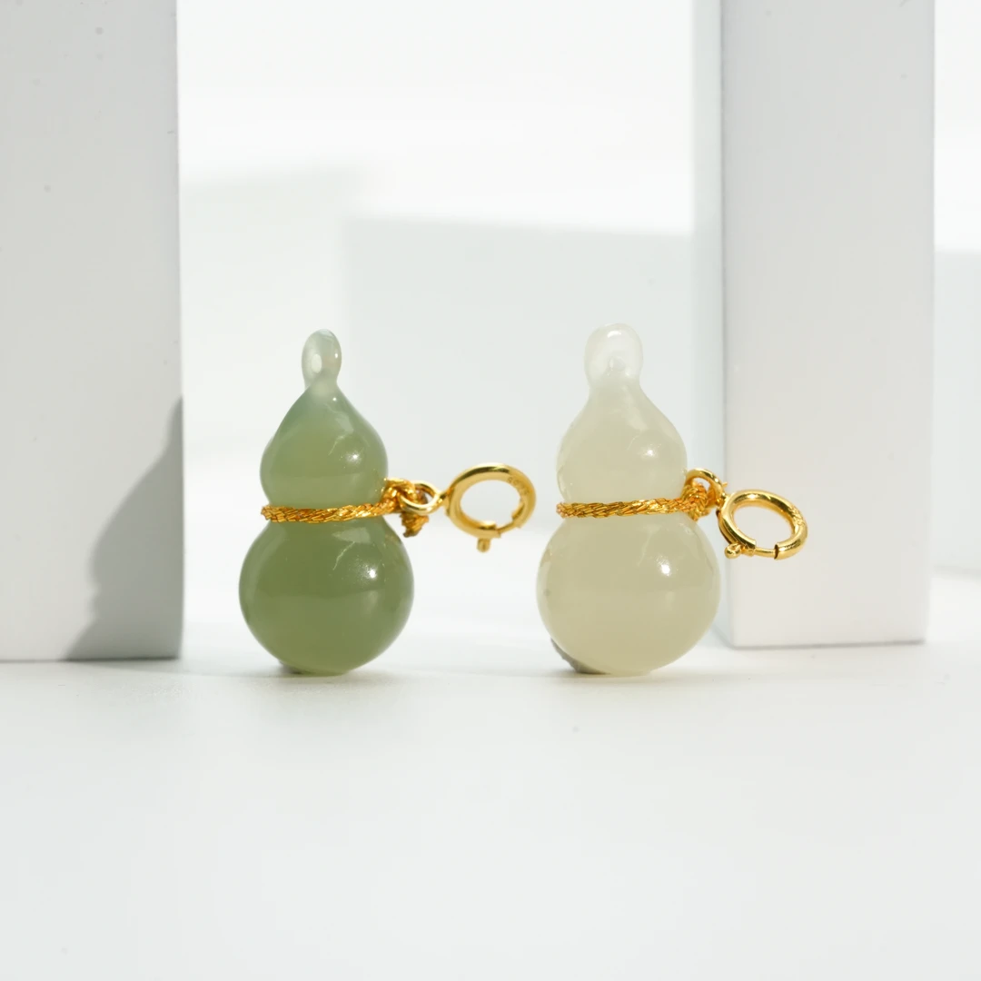 【小北严选】和田玉葫芦吊坠约9*18mm【多样性发一件】-BH16X757