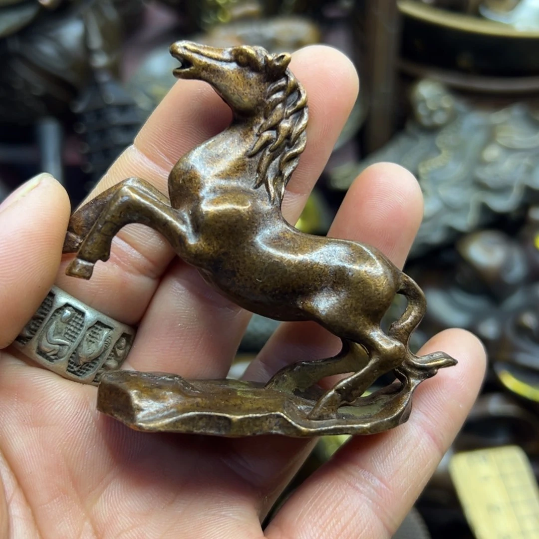 铜摆件欢迎欢迎你