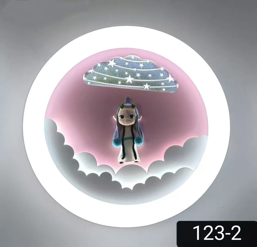 新款哪吒太乙敖丙儿童房灯护眼吸顶灯现代简约温馨卧室灯