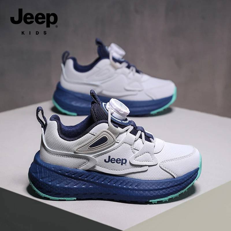 jeep男童鞋子2025秋季新款软底防滑儿童运动鞋女童学生轻便跑步鞋