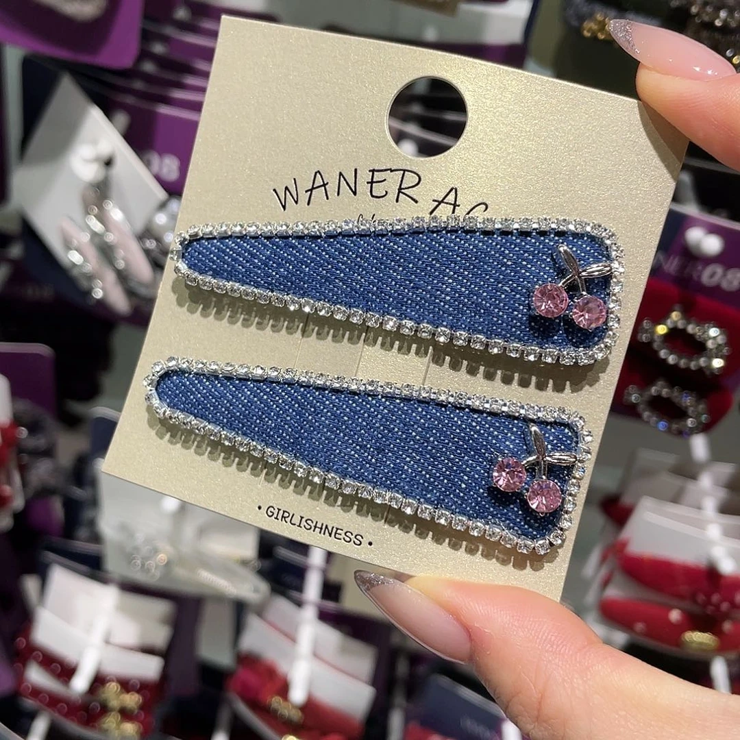 布艺非金属牛仔樱桃