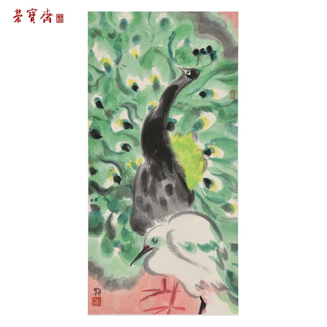 -21（g80142）杜文涓《秘境系列》书画 纸本已托 67.5*33cm