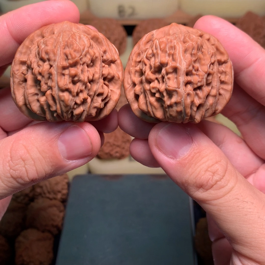 疾***途吊坠文玩核桃43平谷四座楼全品