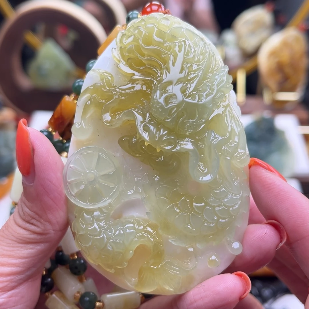 未镶嵌岫玉挂件挂件