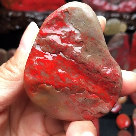 昌化鸡血石昌化鸡血石原石