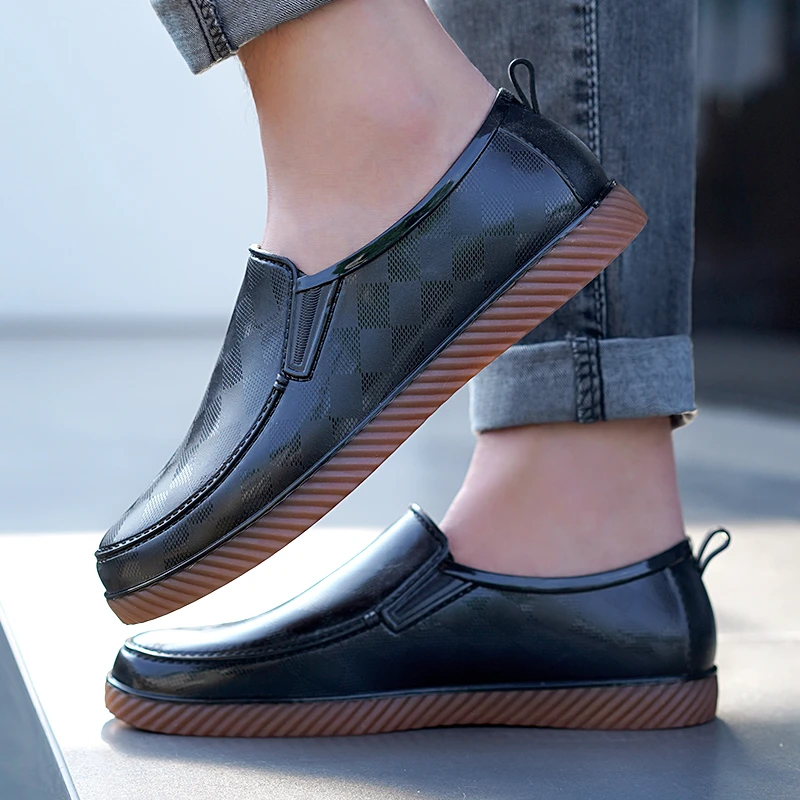 新款爆款雨鞋男款水鞋防滑防水男士钓鱼鞋水鞋男雨鞋胶鞋雨靴牛筋