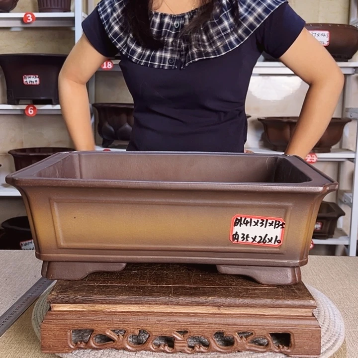 紫砂花盆朝*紫砂花盆