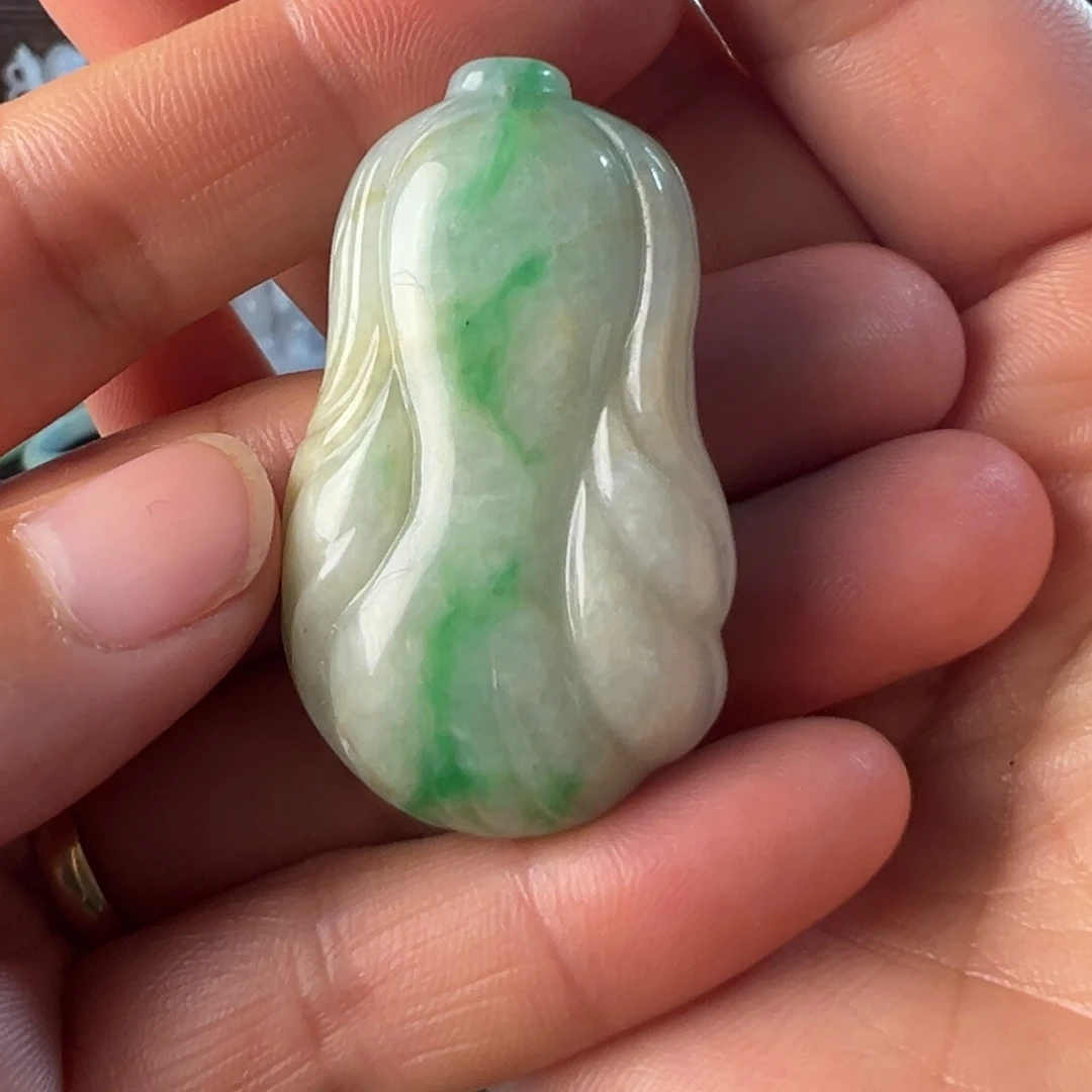 翡翠未镶嵌手镯天然翡翠挂件