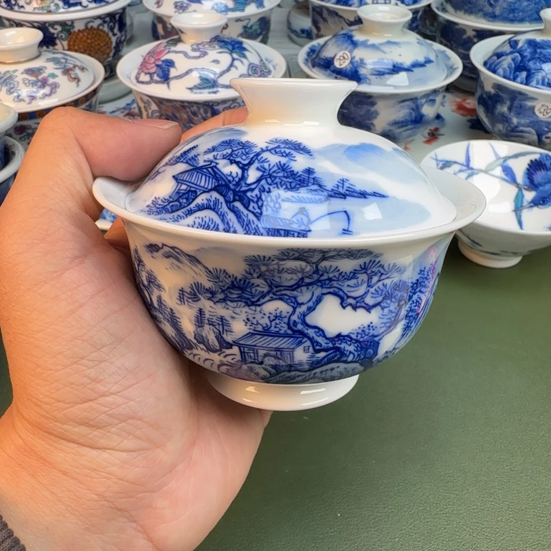 陶纯手工纯手绘茶具203
