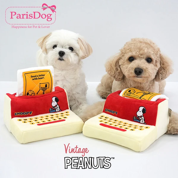 韩国【parisdog】史努比打印机发声玩具藏食玩具狗互动玩具