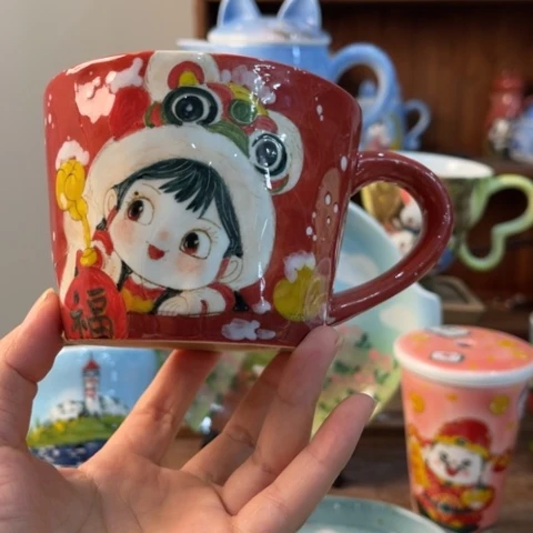 炉景德镇釉下手绘陶瓷