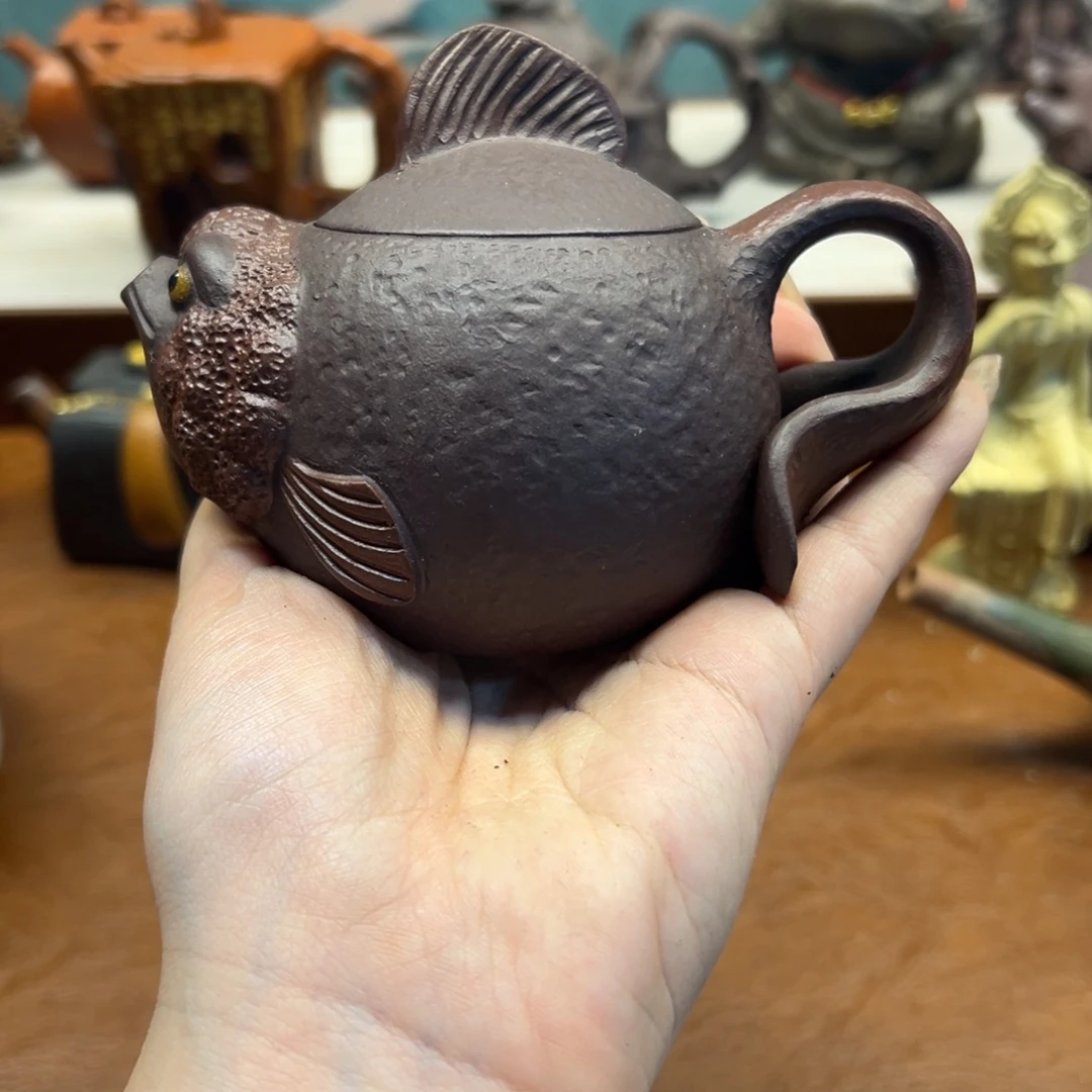 紫砂雕宠小器高品