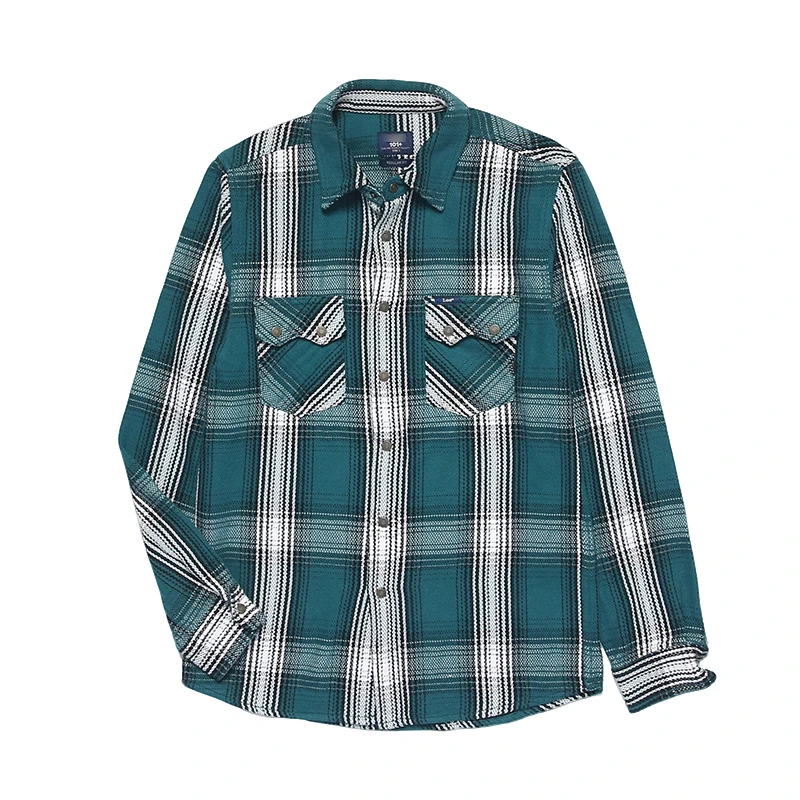 李商场299男格子休闲长袖衬衫透气春秋装LMT003617101203-A01743