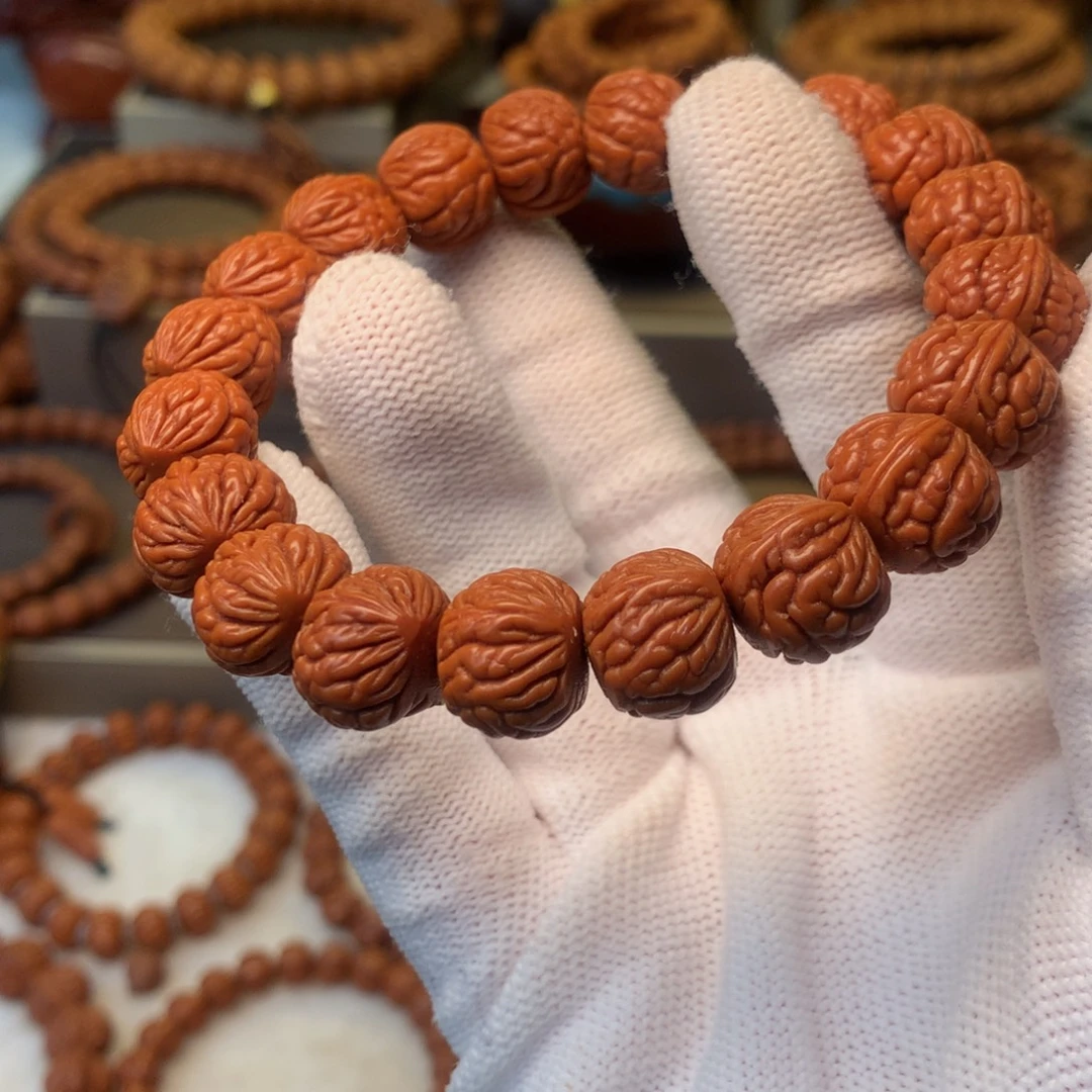 手串桃核秦岭龙纹